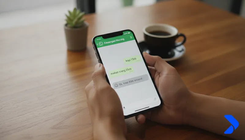 Cara Catat Keuangan Warung dengan WhatsApp